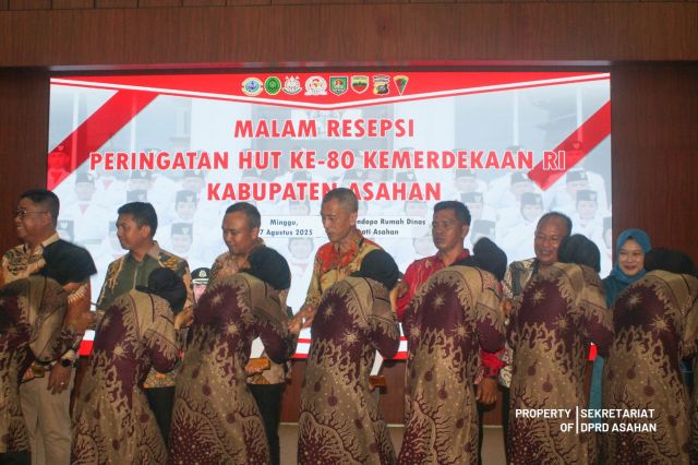 MALAM RESEPSI HUT KE-80 KEMERDEKAAN RI, WAKIL KETUA DPRD NAZARUDDIN AJAK PERKUAT KOMITMEN MEMBANGUN MASA DEPAN ASAHAN